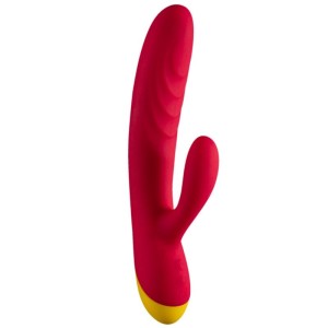 ROMP - JAZZ VIBRADOR COELHO RECARREGÁVEL VERMELHO